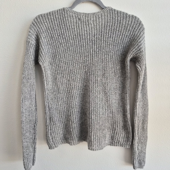 Hollister Sparkle Gray Women's Sweater Size S - Picture 2 of 6